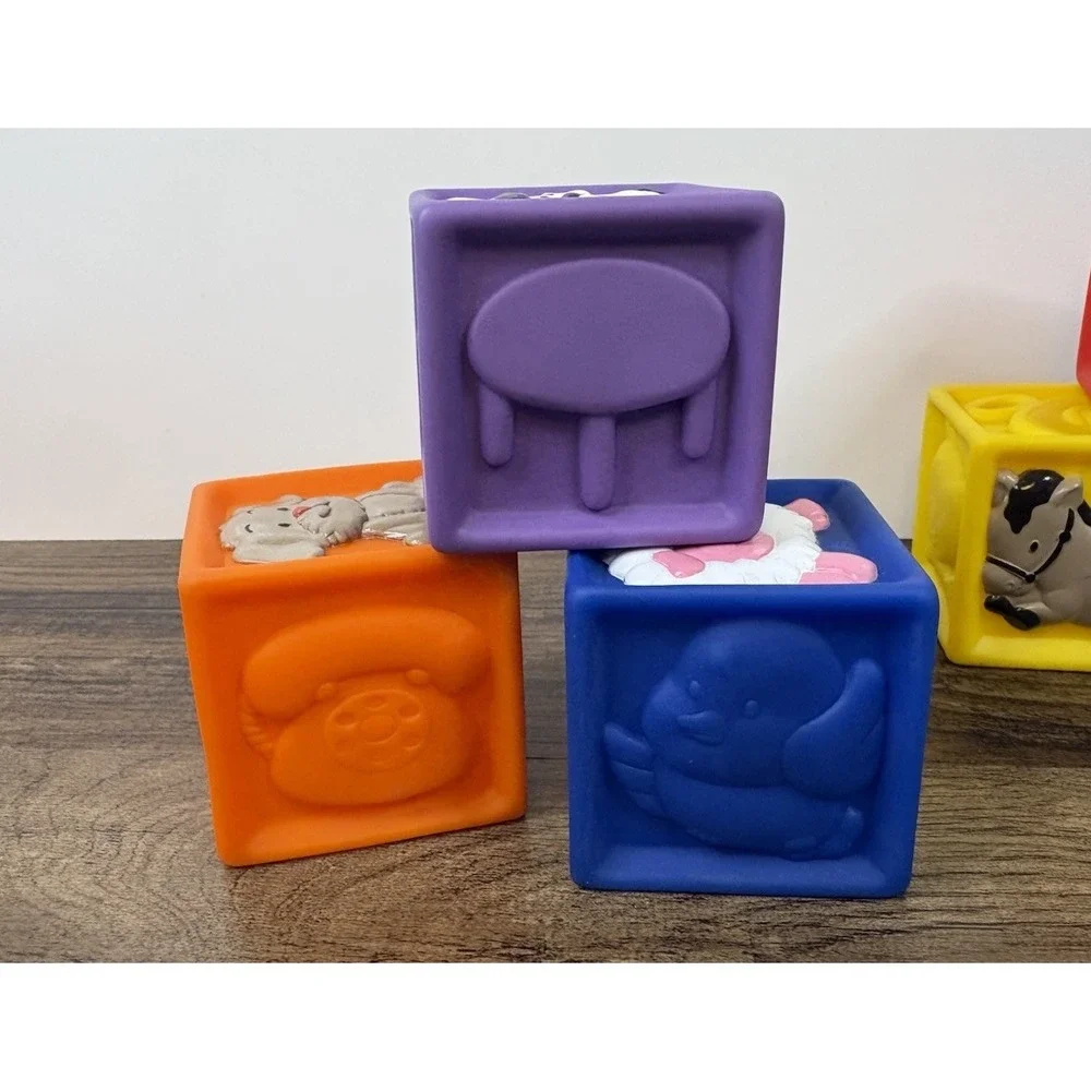 Circle Of Knowledge Squeeze A Lot Block Set Animals Nature ABCs Numbers